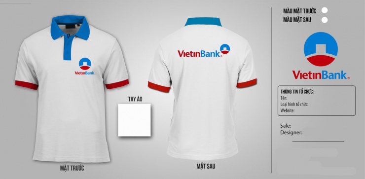 Mẫu áo đồng phục công ty VIETINBANK U4769
